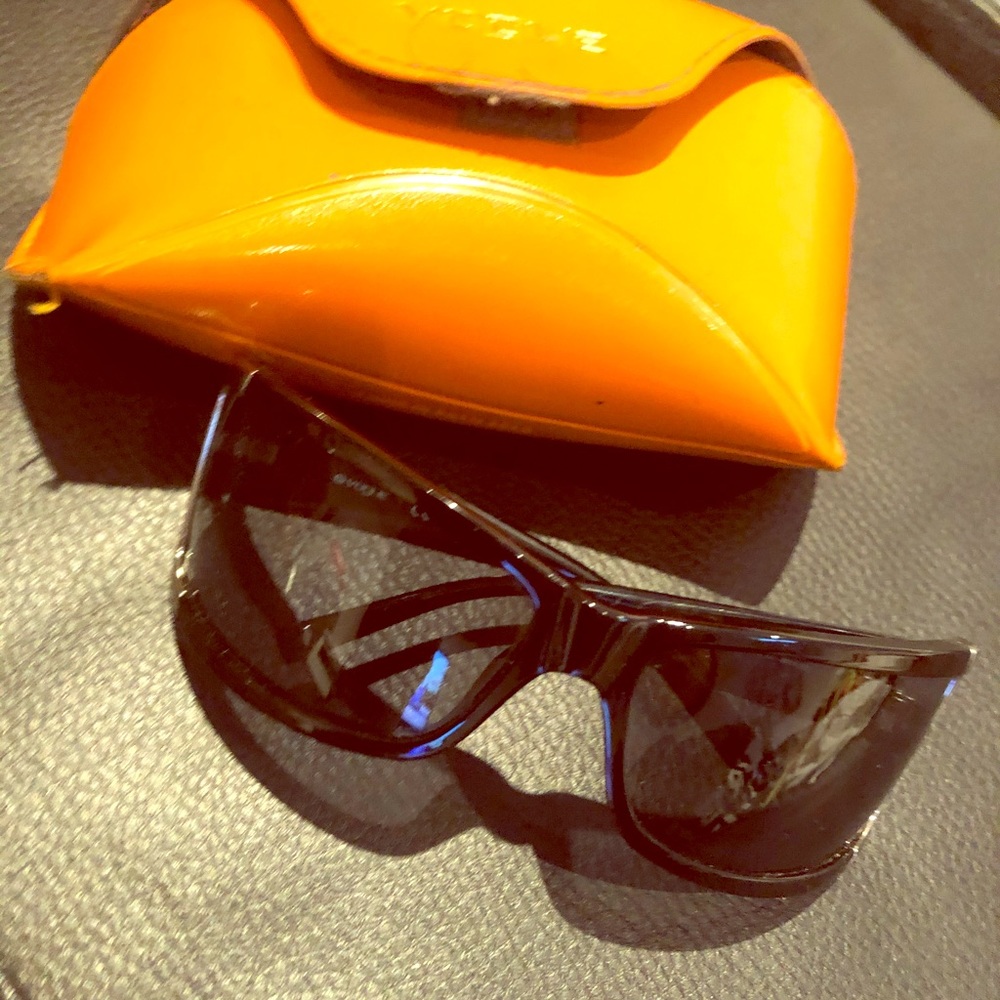 Vogue Black wrap-style Sunglasses